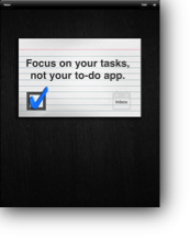 Stay focused on your next task.